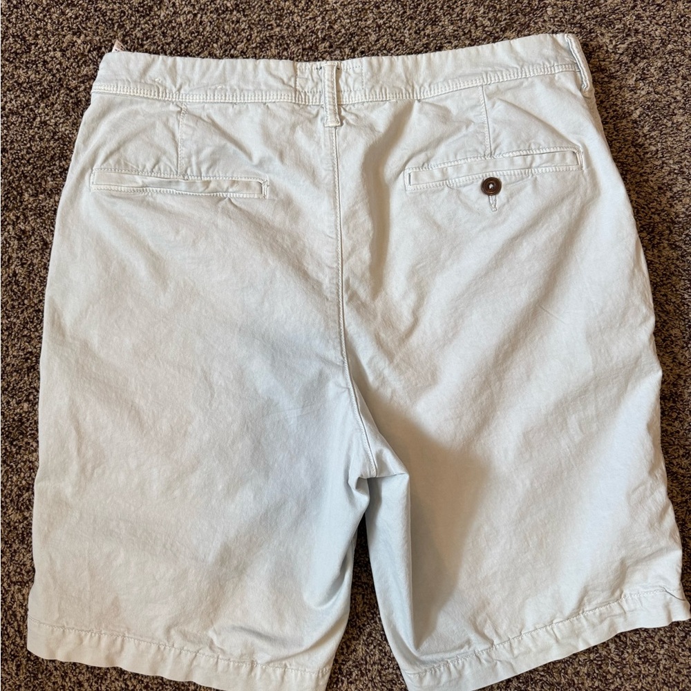 American Eagle Outfitters Men's Light Blue Flat Front Shorts size 33 - Picture 7 of 9